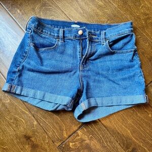 Old Navy Blue Jean Shorts with Rolled Cuffs